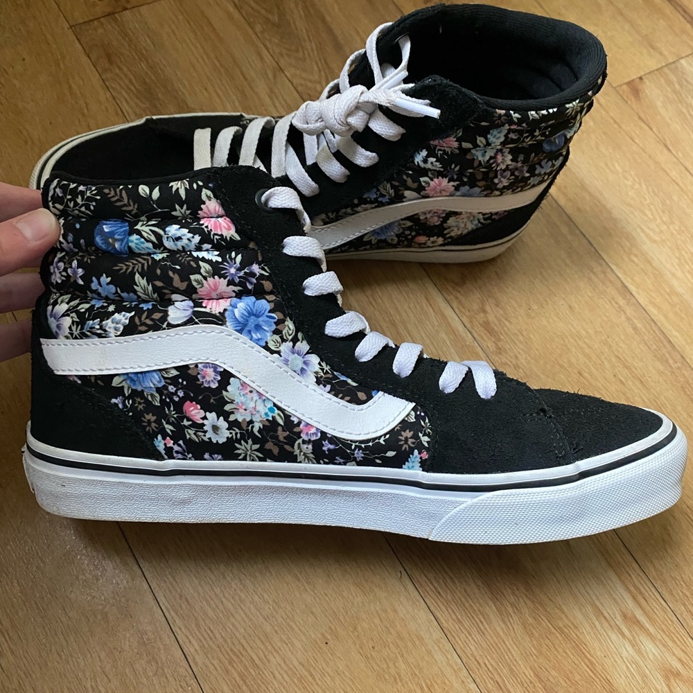 Vans Filmore Hi Women's High-Top Shoes Floral Size 8.5